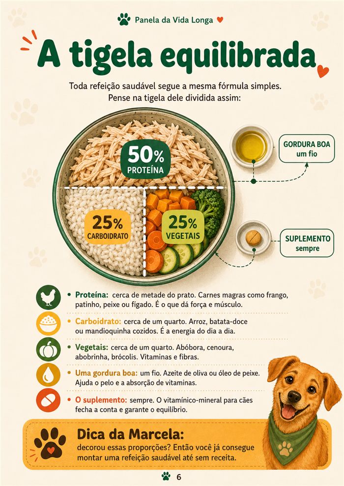 Página de receita do e-book Panela da Vida Longa